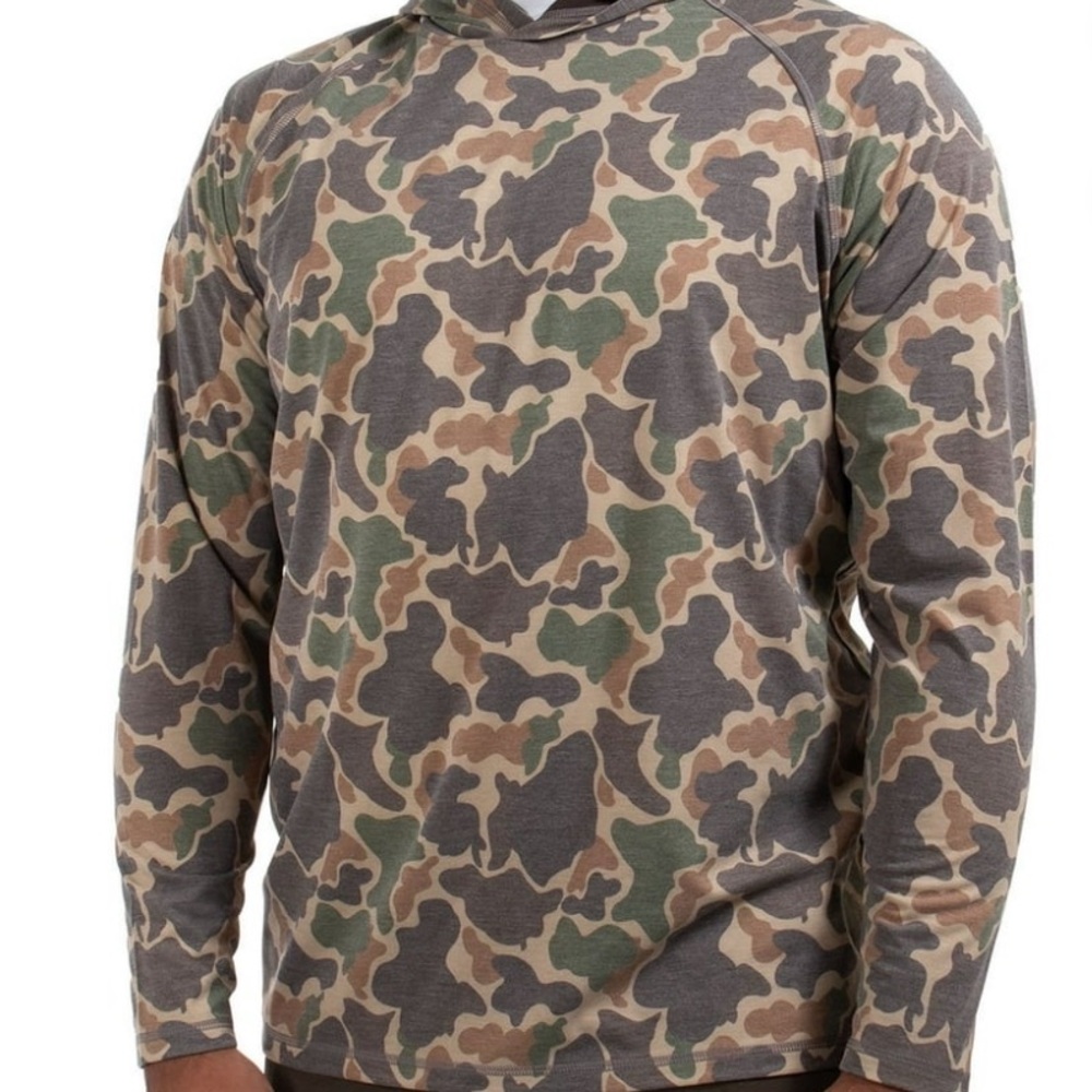 Men’s habit, lightweight hoodie, camo  color, new
